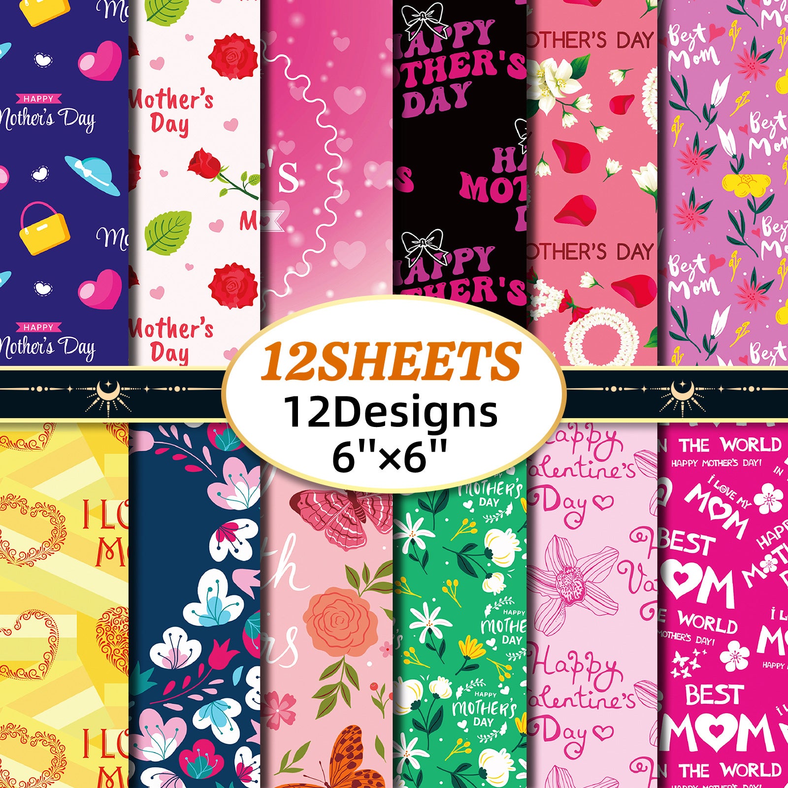 Wholesale Mother's Day Material Base Paper